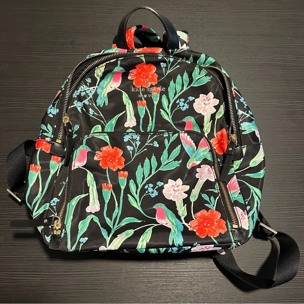 Kate Spade Large Humming Bird Backpack - Picture 1 of 11